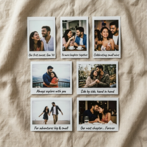 I2You Crafts 7 promises personalised polaroid love grid — romantic anniversary Valentine's Day