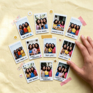 i2you Crafts mini personalised polaroid prints set — birthday friendship day gift India