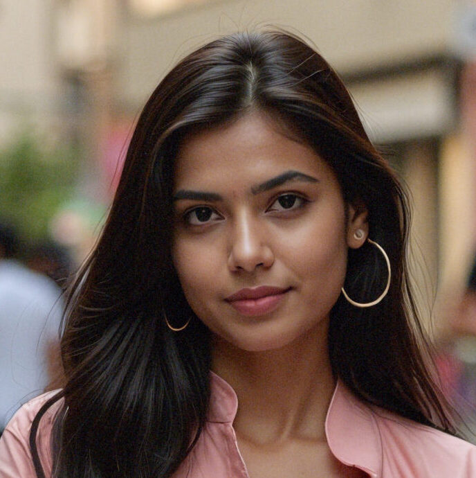 modern indian girl urban streetwear