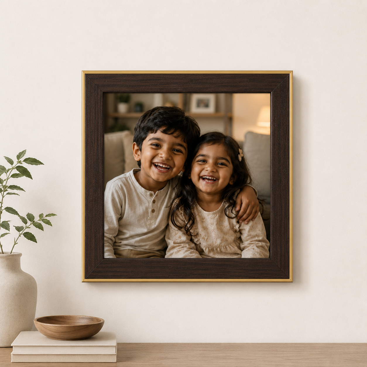 Personalised 4*4 Photo Frame - Image 2