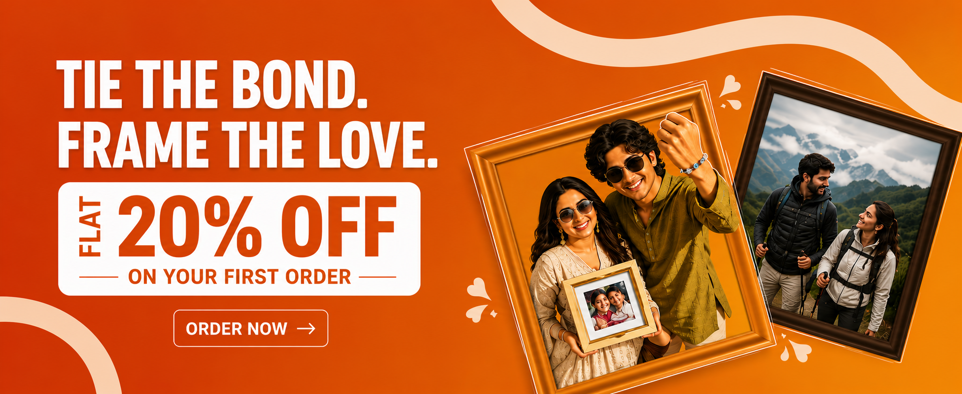Home rakhi offer poster