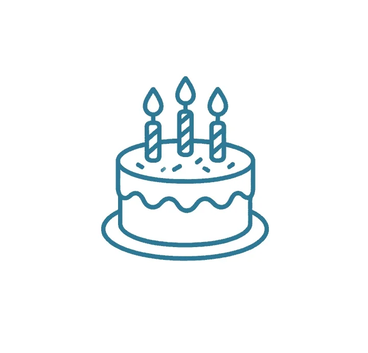 Home birthday icon